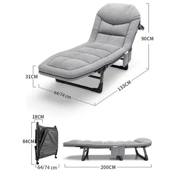 Cama Dobrável Multifuncional 4 em 1 - Conforto e Versatilidade em Qualquer Lugar