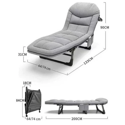 Cama Dobrável Multifuncional 4 em 1 - Conforto e Versatilidade em Qualquer Lugar