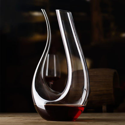 Decanter de Vinho Recipiente de Vidro Cisne Decantador Lenogue