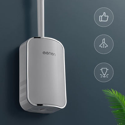 Escova Sanitária para Banheiro Silicone com Suporte Lenogue