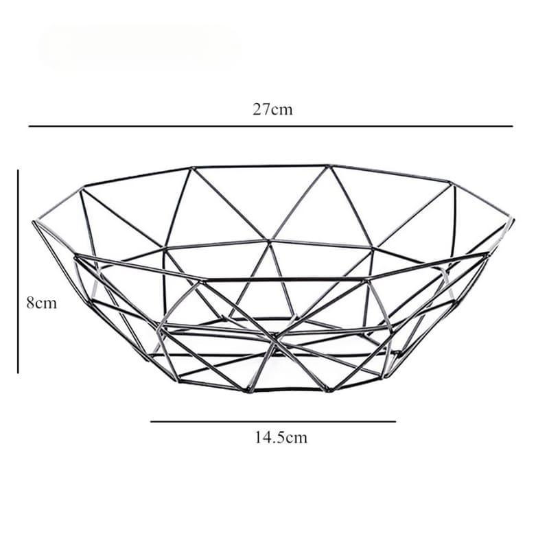 Fruteira de Mesa Cesta de Fruta e Decoração de Mesa Lenogue