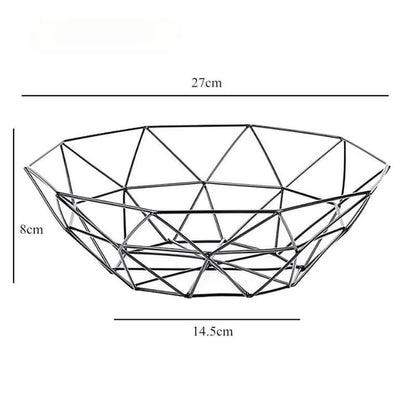 Fruteira de Mesa Cesta de Fruta e Decoração de Mesa Lenogue
