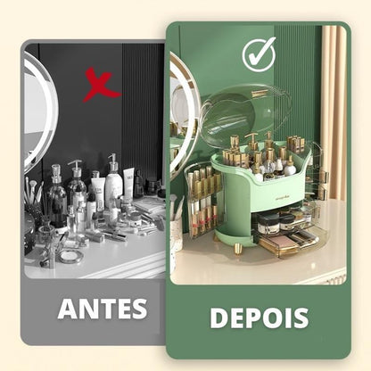 Organizador e Porta Maquiagem Acrílico Lenogue