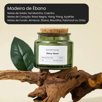 Vela com Fragrância de Aromaterapia de Cera de Soja Lenogue